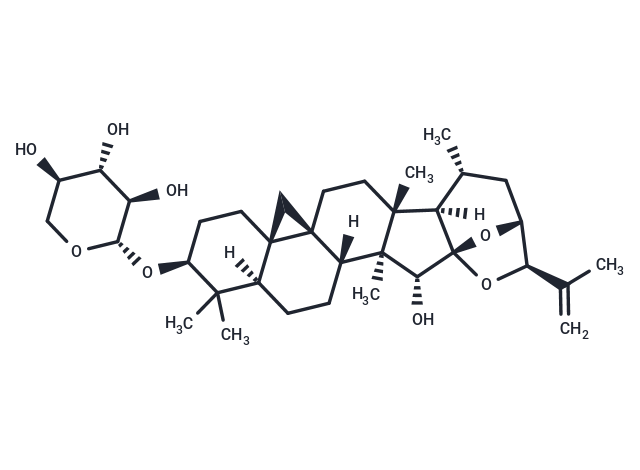 25-Anhydrocimigenol 3-O-beta-D-xyloside Chemical Structure