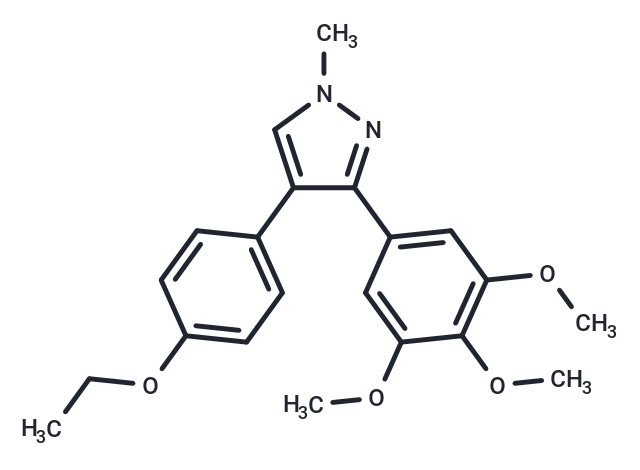 Tubulin inhibitor 1 Chemical Structure