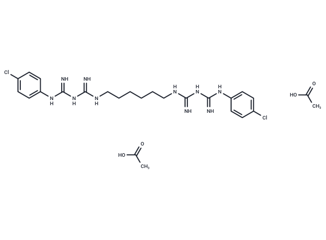 TargetMol Chemical Structure Chlorhexidine diacetate