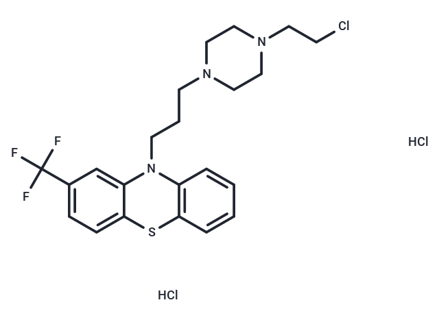 Fluphenazine-N-2-chloroethane (hydrochloride) Chemical Structure