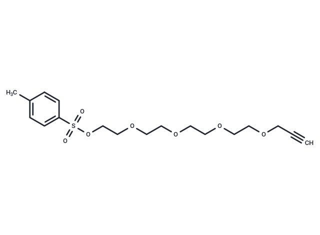 Propargyl-PEG4-Tos Chemical Structure
