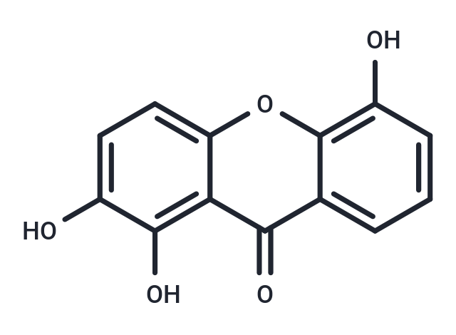 TargetMol Chemical Structure 1,2,5-Trihydroxyxanthone