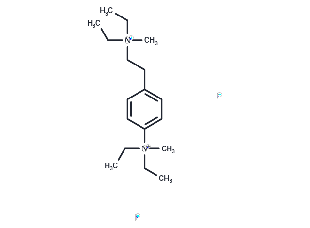 Ammonium, ((p-diethylmethylammonio)phenethyl)diethylmethyl-, diiodide Chemical Structure