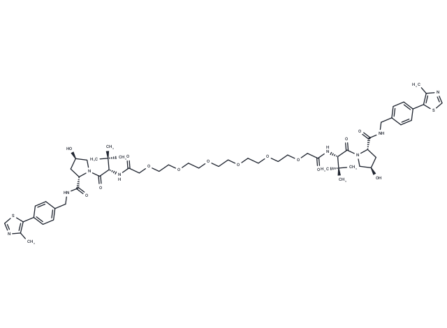 Homo-PROTAC pVHL30 degrader 1 Chemical Structure