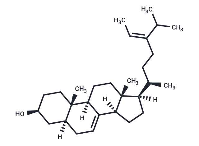 Delta 7-avenasterol Chemical Structure