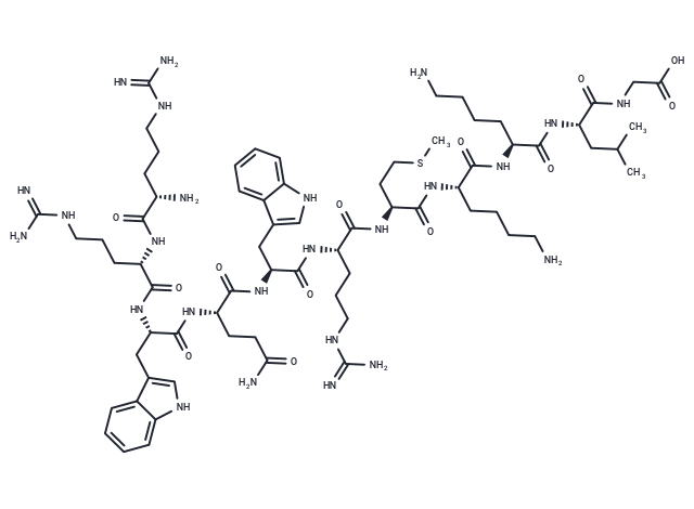Lactoferricin, bovine Chemical Structure
