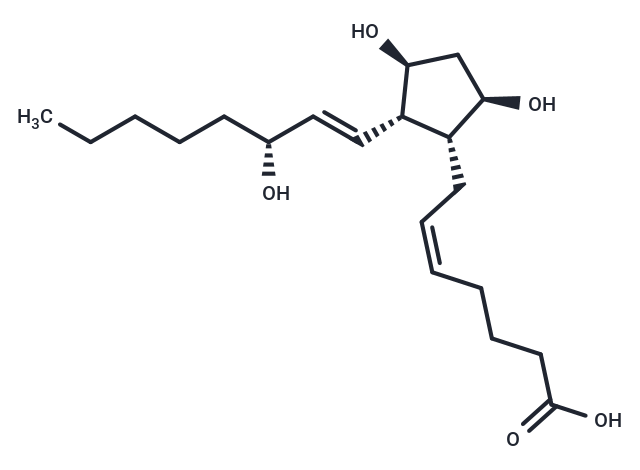 ent-8-iso Prostaglandin F2α Chemical Structure