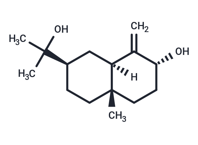 Eudesm-4(15)-ene-3alpha,11-diol Chemical Structure