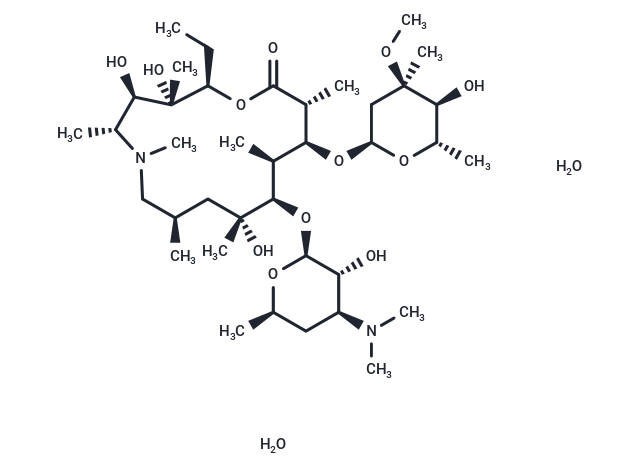 Azithromycin hydrate Chemical Structure
