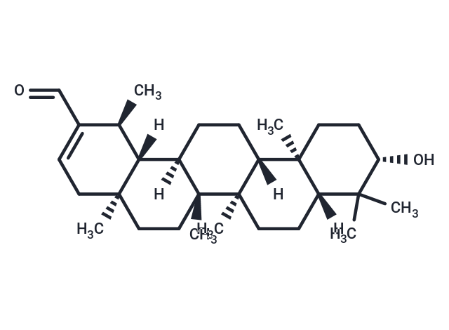 30-Oxopseudotaraxasterol Chemical Structure