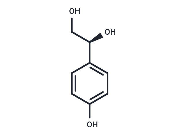(S)-1-(4-Hydroxyphenyl)ethane-1,2-diol Chemical Structure