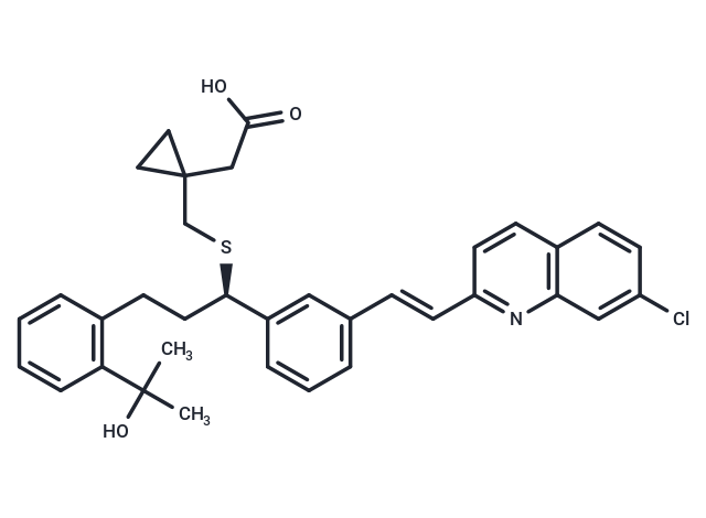 Montelukast Chemical Structure