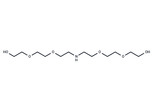 NH-bis-PEG3 Chemical Structure