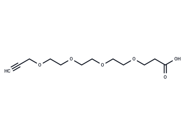 Propargyl-PEG4-acid Chemical Structure