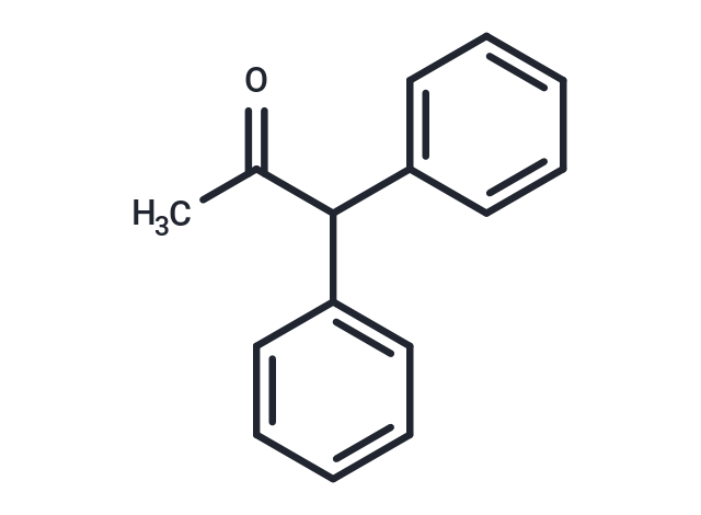 2-Propanone, 1,1-diphenyl- Chemical Structure