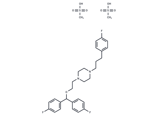 GBR-13098 dimethanesulfonate Chemical Structure