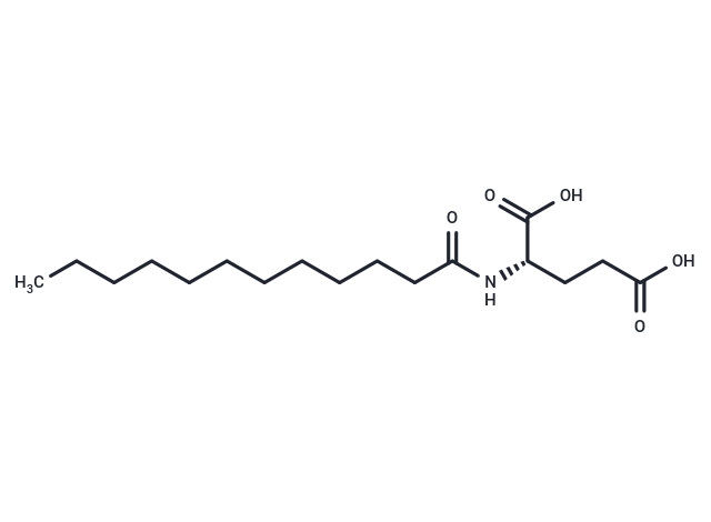 Lauroyl glutamic acid Chemical Structure