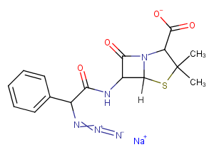 Azidocillin sodium salt Chemical Structure