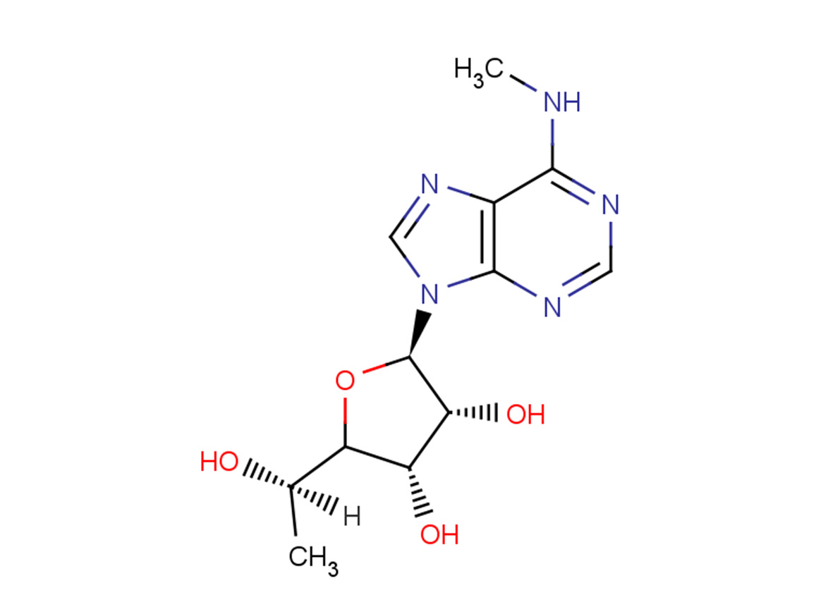 5’(R)-C-Methyl-N6-methyladenosine Chemical Structure