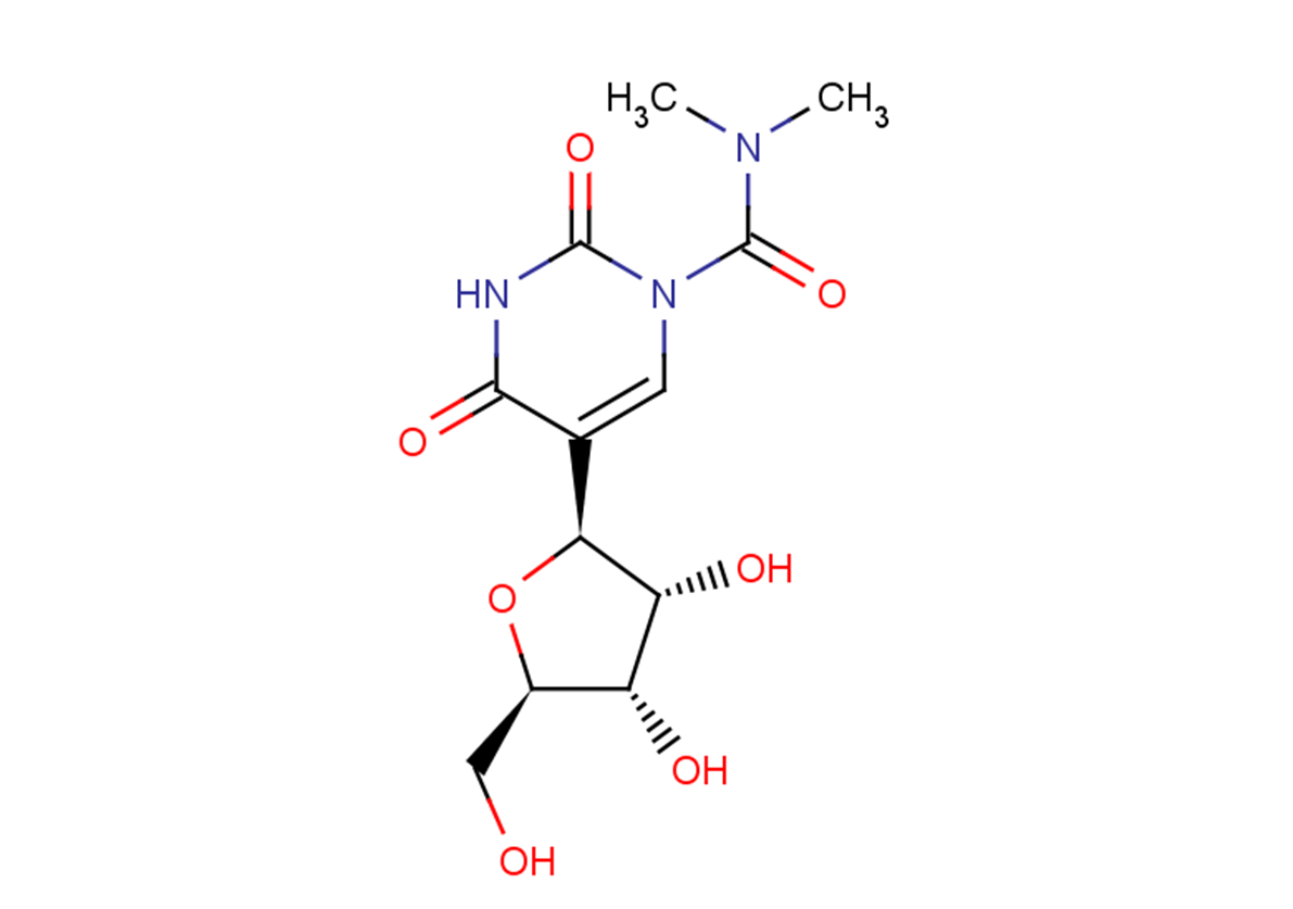 N1-(N,N-Dimethylaminocarbonyl)-pseudouridine Chemical Structure