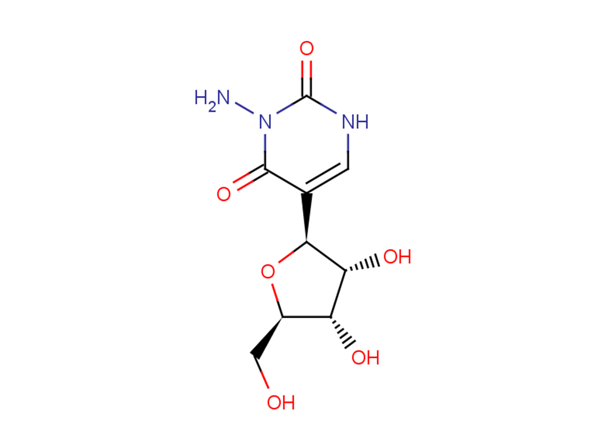 N3-Aminopseudouridine Chemical Structure