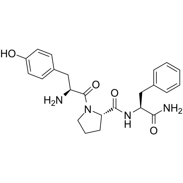 β-Casomorphin (1-3), amide Chemical Structure