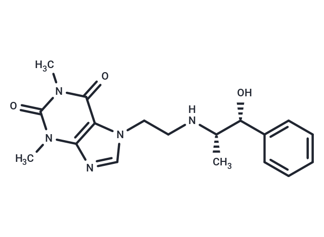 Cafedrine Chemical Structure