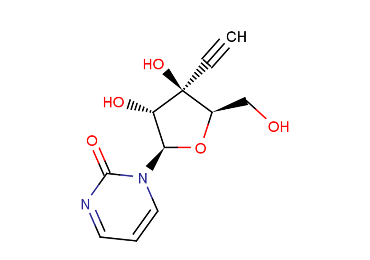 3’-beta-C-Ethynyl-5-deoxyuridine Chemical Structure