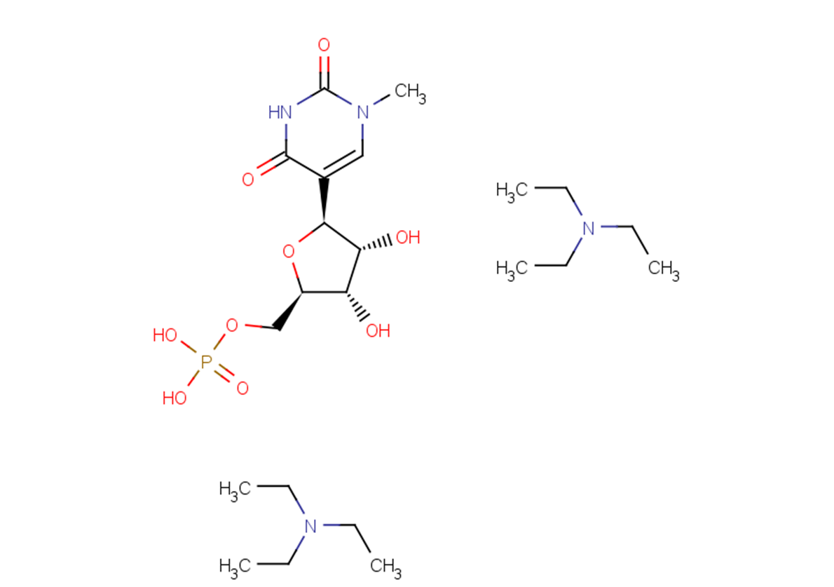 N1-Methyl pseudouridine 5'-mono phosphate triethyl ammonium salt Chemical Structure