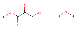Hydroxypyruvic acid lithium hydrate Chemical Structure