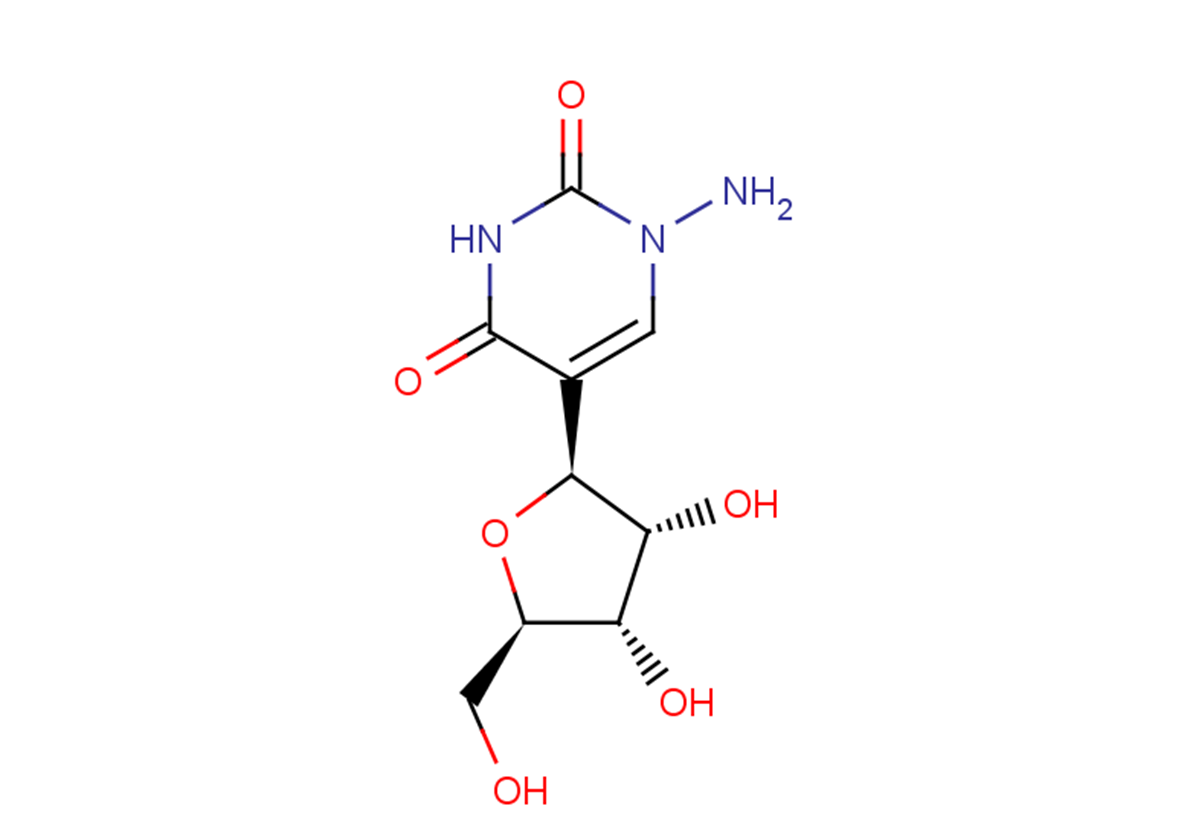 N1-Aminopseudouridine Chemical Structure