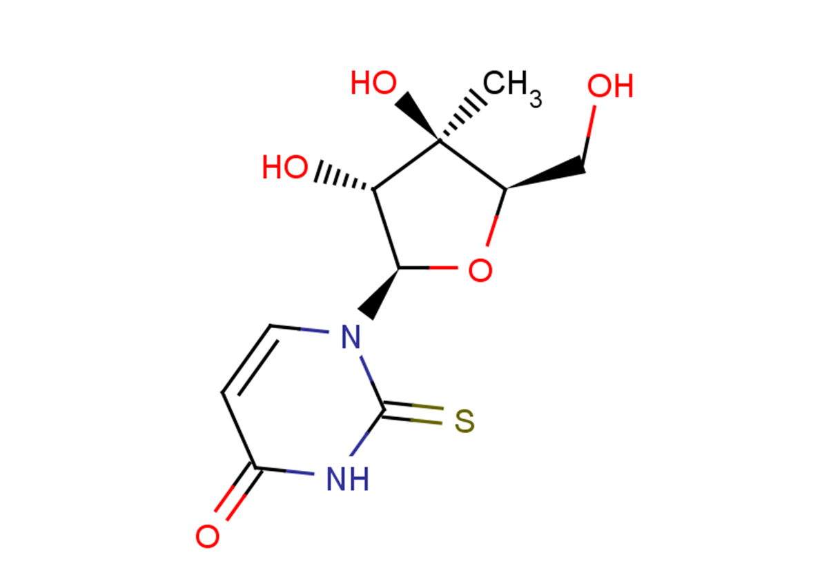 3’-beta-C-Methyl-2-thiouridine Chemical Structure