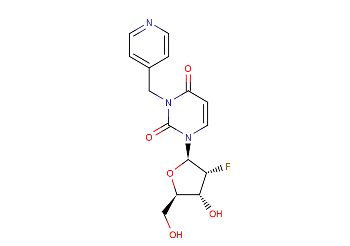 2’-Deoxy-2’-fluoro-N3-[(pyridin-4-yl)methyl]uridine Chemical Structure