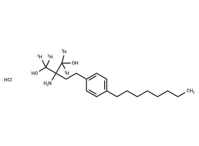 Fingolimod-d4 HCl Chemical Structure