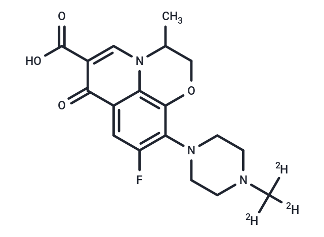 Ofloxacin-d3 Chemical Structure